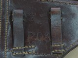 WW2 German Mauser 42 Code 1940 P-08 Luger w/ Beautiful Original 1940 Dated Brown Holster
** All-Matching Vet Bring-Back Gun ** SOLD - 24 of 25