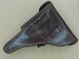 WW2 German Mauser 42 Code 1940 P-08 Luger w/ Beautiful Original 1940 Dated Brown Holster
** All-Matching Vet Bring-Back Gun ** SOLD - 23 of 25