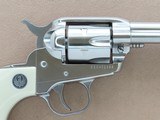 2003 Vintage Stainless Ruger New Model Single Six Revolver in .32 H&R Caliber with White Bird's Head Grip
** Unfired & Mint w/ Original Box ** - 8 of 25