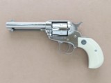 2003 Vintage Stainless Ruger New Model Single Six Revolver in .32 H&R Caliber with White Bird's Head Grip
** Unfired & Mint w/ Original Box ** - 2 of 25
