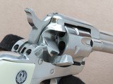 2003 Vintage Stainless Ruger New Model Single Six Revolver in .32 H&R Caliber with White Bird's Head Grip
** Unfired & Mint w/ Original Box ** - 22 of 25