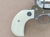 2003 Vintage Stainless Ruger New Model Single Six Revolver in .32 H&R Caliber with White Bird's Head Grip
** Unfired & Mint w/ Original Box ** - 7 of 25