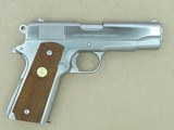 1979 Vintage 70 Series Custom Shop Electroless Nickel Colt Combat Commander .45 ACP Pistol w/ Original Box, Manuals, Etc. SOLD - 6 of 25