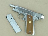 1979 Vintage 70 Series Custom Shop Electroless Nickel Colt Combat Commander .45 ACP Pistol w/ Original Box, Manuals, Etc. SOLD - 20 of 25