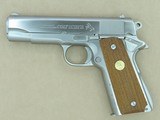 1979 Vintage 70 Series Custom Shop Electroless Nickel Colt Combat Commander .45 ACP Pistol w/ Original Box, Manuals, Etc. SOLD - 2 of 25
