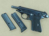 1971 Vintage West German Walther Model PP Pistol in .22LR w/ Original Box, Extra Mag, Cleaning Rod, Etc. SOLD - 21 of 25