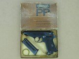 1971 Vintage West German Walther Model PP Pistol in .22LR w/ Original Box, Extra Mag, Cleaning Rod, Etc. SOLD - 1 of 25