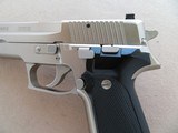 Scarce Nickel Sig Sauer P226 9mm Luger Semi-Automatic Pistol **MFG. 1993** - 5 of 22