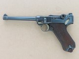 Rare Imperial German Navy DWM Model 1908 Navy Luger in 9mm Caliber
** Spectacular Original Gun w/ Unit Markings ** - 1 of 25