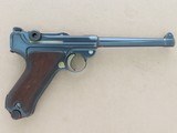 Rare Imperial German Navy DWM Model 1908 Navy Luger in 9mm Caliber
** Spectacular Original Gun w/ Unit Markings ** - 6 of 25