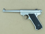 1987 Vintage Stainless Ruger Mark II .22 Pistol w/ 6" Barrel
SOLD - 1 of 25