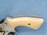 Smith & Wesson Model 34, Ben Lane Engraved, Ivory Grips, Cal. .22 LR - 5 of 11