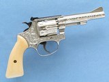 Smith & Wesson Model 34, Ben Lane Engraved, Ivory Grips, Cal. .22 LR - 2 of 11