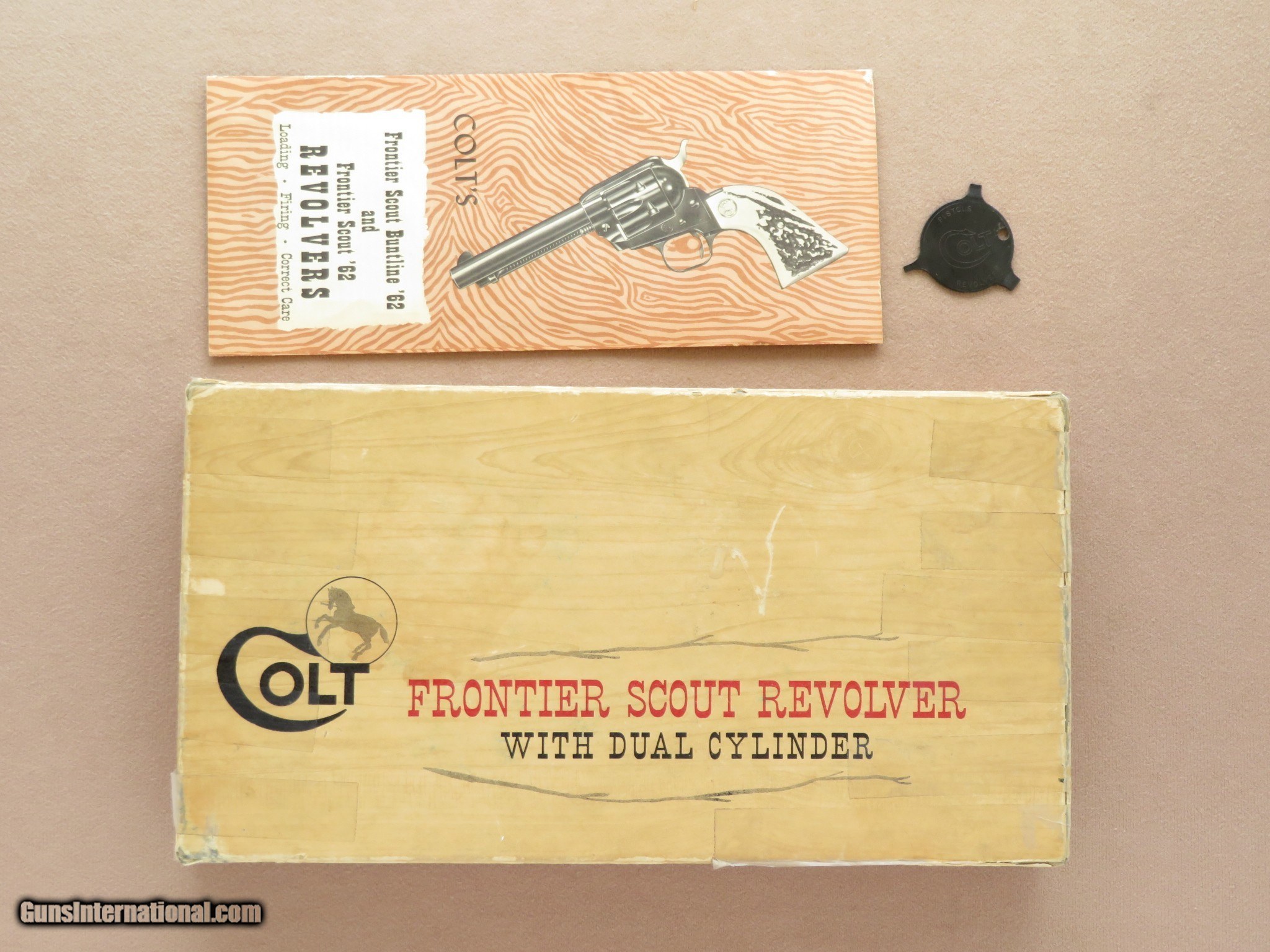 Colt Frontier Scout 62, Cal. .22 LR & .22 Magnum Cylinders, 4 3/4 Inch ...