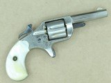 Early 1870's Vintage Colt New Line .22 Revolver w/ Factory Nickel Finish and Pearl Grips** Beautiful Example ** SOLD - 16 of 22