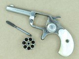 Early 1870's Vintage Colt New Line .22 Revolver w/ Factory Nickel Finish and Pearl Grips
** Beautiful Example ** SOLD - 17 of 22