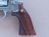1985 Vintage Smith & Wesson Model 686 Distinguished Combat .357 Magnum Revolver w/ 6" Inch Barrel - 2 of 25