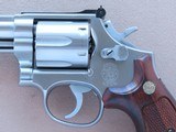 1985 Vintage Smith & Wesson Model 686 Distinguished Combat .357 Magnum Revolver w/ 6" Inch Barrel - 3 of 25