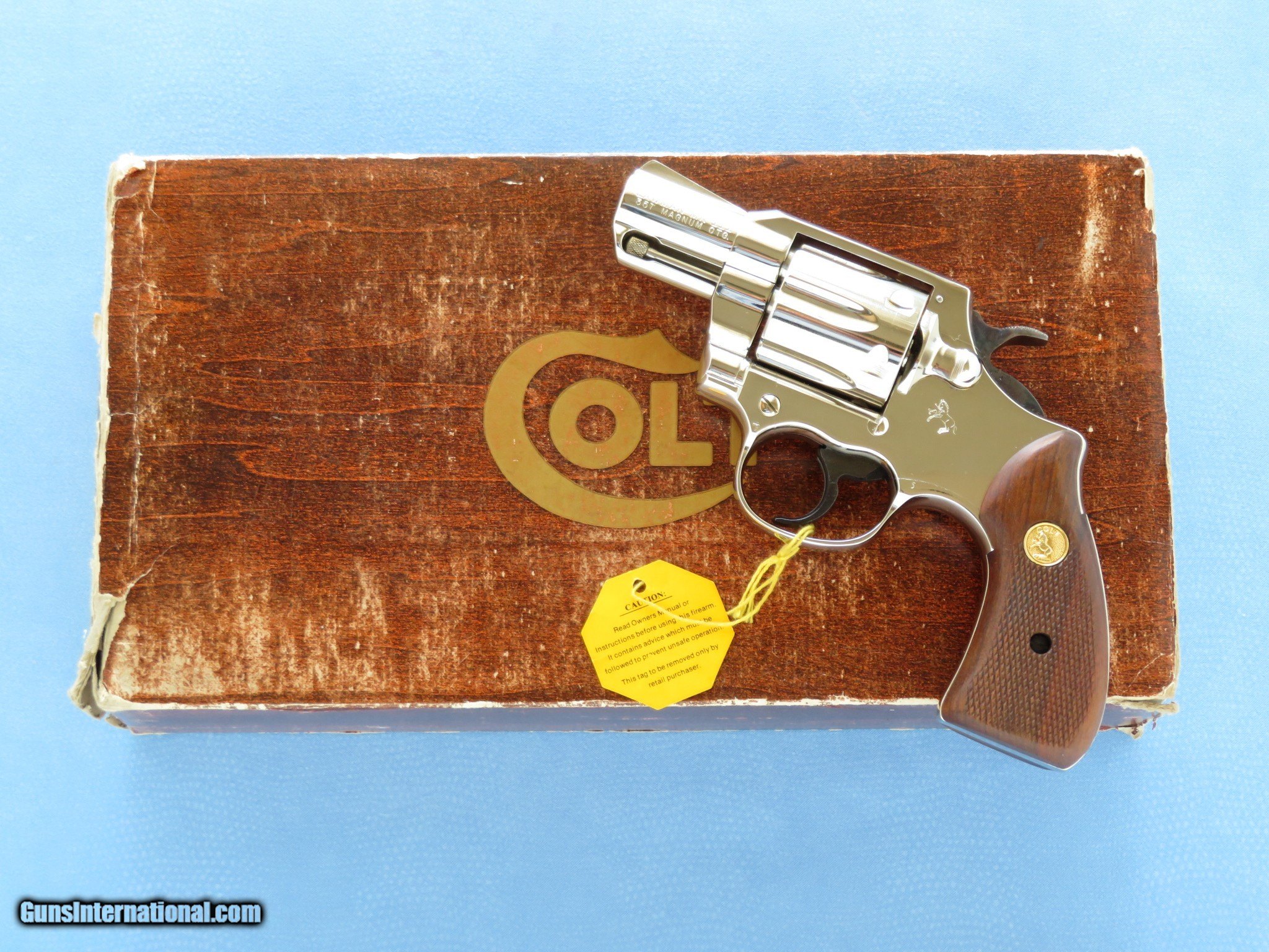 Colt Lawman MK III, Nickel Finished, Cal. .357 Magnum, 2 Inch Barrel SOLD