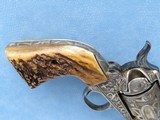 Cattle Brand Engraved Single Action Army, Cal. .45 LC, 5 1/2 Inch Barrel, 1883 Vintage SOLD - 7 of 9