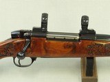 1992 Weatherby Mark V Lazermark Rifle in .300 Wby. Mag. w/ Factory Muzzle Brake and Redfield Bases & 1" Rings - 3 of 25