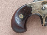 1870's Vintage Antique Frank Wesson Medium Frame Superposed Pistol in .32 Short Rimfire (3rd Type) - 3 of 23