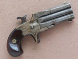 1870's Vintage Antique Frank Wesson Medium Frame Superposed Pistol in .32 Short Rimfire (3rd Type) - 23 of 23