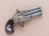 1870's Vintage Antique Frank Wesson Medium Frame Superposed Pistol in .32 Short Rimfire (3rd Type) - 1 of 23