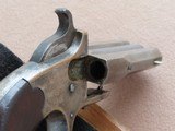 1870's Vintage Antique Frank Wesson Medium Frame Superposed Pistol in .32 Short Rimfire (3rd Type) - 18 of 23