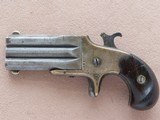1870's Vintage Antique Frank Wesson Medium Frame Superposed Pistol in .32 Short Rimfire (3rd Type) - 16 of 23