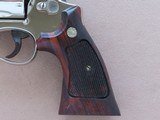 1984 Vintage Nickel 4" Smith & Wesson Model 29-3 .44 Magnum Revolver w/ Target Hammer & Trigger
SOLD - 2 of 25