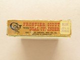 Colt Frontier Scout '62, Cal. .22 LR & .22 Magnum Cylinders
SOLD - 11 of 12