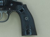 1920's Vintage Iver Johnson 3rd Model Safety Automatic Hammer Revolver in .32 S&W w/ RARE 6" Inch Barrel SOLD - 2 of 25