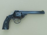 1920's Vintage Iver Johnson 3rd Model Safety Automatic Hammer Revolver in .32 S&W w/ RARE 6" Inch Barrel SOLD - 5 of 25