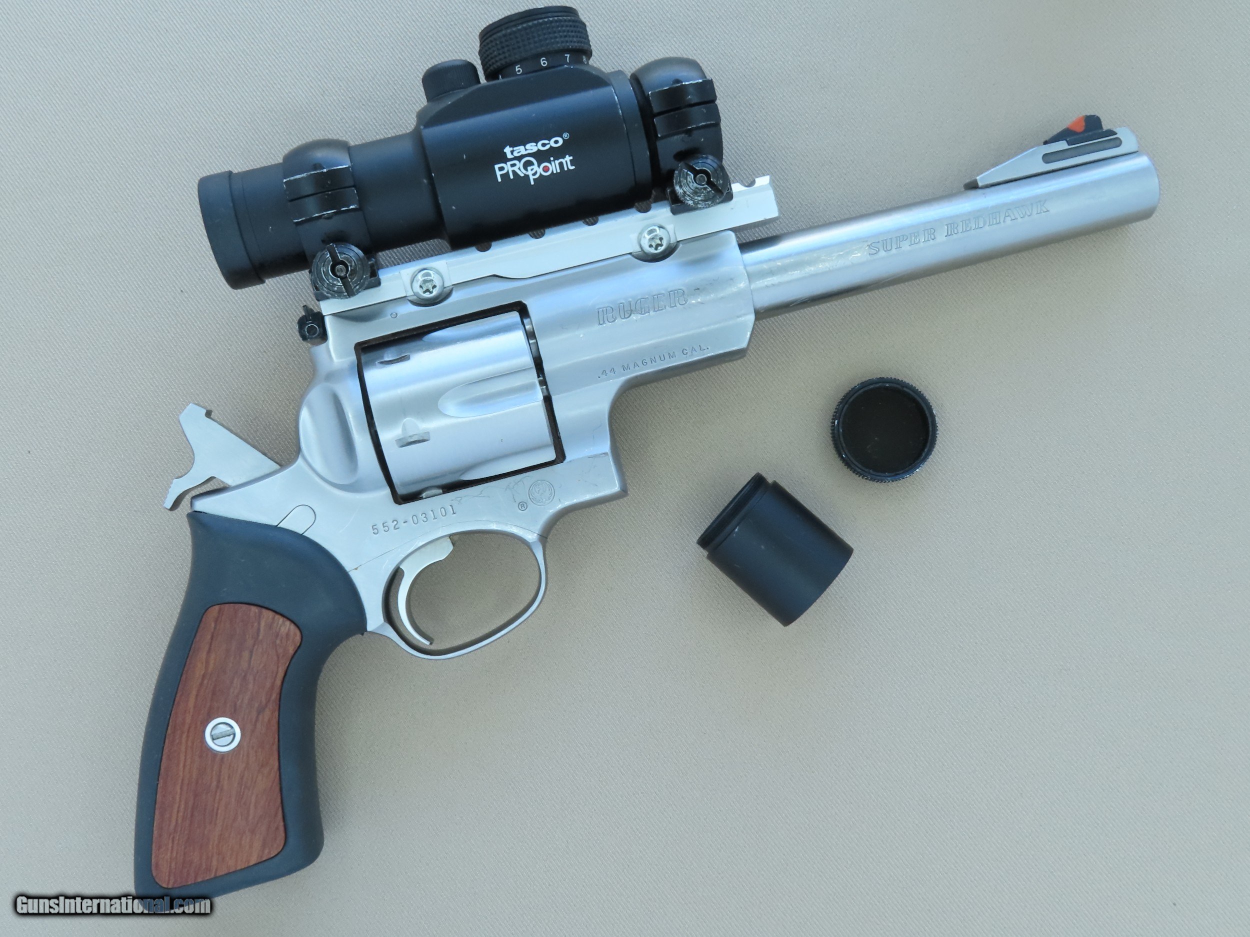 2002 Vintage Ruger Super Redhawk .44 Magnum Revolver w/ Tasco Propoint