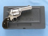 Ruger New Vaquero, Stainless Steel, Birdshead Grips, Cal. .45 ACP, 3 1/4 Inch Barrel - 1 of 11