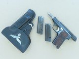 WW2 Nazi Contract Astra Model 300 .32 ACP Pistol w/ German Holster & Extra Mag
** Beautiful WW2 Veteran War Trophy Pistol Rig ** SOLD - 19 of 25