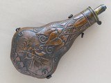 Sheffield Powder Flask, Mid 1800's Vintage - 2 of 7