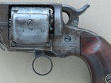 1850's Vintage Whitney Beals "Walking Beam" Pocket Revolver in .31 Caliber Cap & Ball
** Rare & Unique 100% Original Weapon!! ** SO - 5 of 25