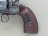 1850's Vintage Whitney Beals "Walking Beam" Pocket Revolver in .31 Caliber Cap & Ball
** Rare & Unique 100% Original Weapon!! ** SO - 2 of 25
