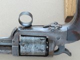 1850's Vintage Whitney Beals "Walking Beam" Pocket Revolver in .31 Caliber Cap & Ball
** Rare & Unique 100% Original Weapon!! ** SO - 22 of 25