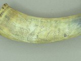 Antique Scrimshaw Engraved Powder Horn Attributed to John Selfridge 46th Regiment Pennsylvania Volunteer Infantry 1864 - 2 of 15