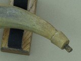 Antique Scrimshaw Engraved Powder Horn Attributed to John Selfridge 46th Regiment Pennsylvania Volunteer Infantry 1864 - 6 of 15