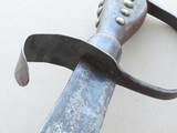 Civil War Period / Antique Blacksmith-Made D-Guard Fighting Knife SOLD - 12 of 13