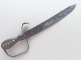 Civil War Period / Antique Blacksmith-Made D-Guard Fighting Knife SOLD - 5 of 13