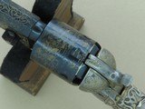 1971 Factory Engraved Navy Arms 1851 Colt Navy .36 Caliber Cap & Ball Revolver w/ Tiffany Style Grips, Fitted Case, & Accessories SALE PENDING - 14 of 25