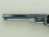 1971 Factory Engraved Navy Arms 1851 Colt Navy .36 Caliber Cap & Ball Revolver w/ Tiffany Style Grips, Fitted Case, & Accessories SALE PENDING - 8 of 25