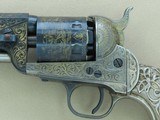 1971 Factory Engraved Navy Arms 1851 Colt Navy .36 Caliber Cap & Ball Revolver w/ Tiffany Style Grips, Fitted Case, & Accessories SALE PENDING - 7 of 25