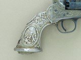 1971 Factory Engraved Navy Arms 1851 Colt Navy .36 Caliber Cap & Ball Revolver w/ Tiffany Style Grips, Fitted Case, & Accessories SALE PENDING - 10 of 25