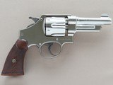 1932 Vintage Smith & Wesson .44 Special Wolf & Klar 3rd Model Hand Ejector Revolver
** Beautiful 1971 Factory Re-Nickel ** SOLD - 5 of 25
